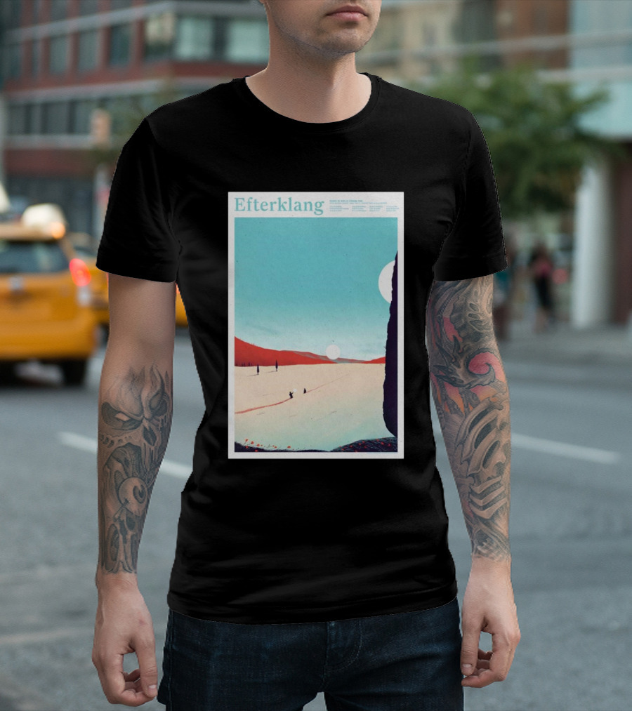 Efterklang Things We Have In Common Tour 2025 Desert Landscape Scene T-Shirt