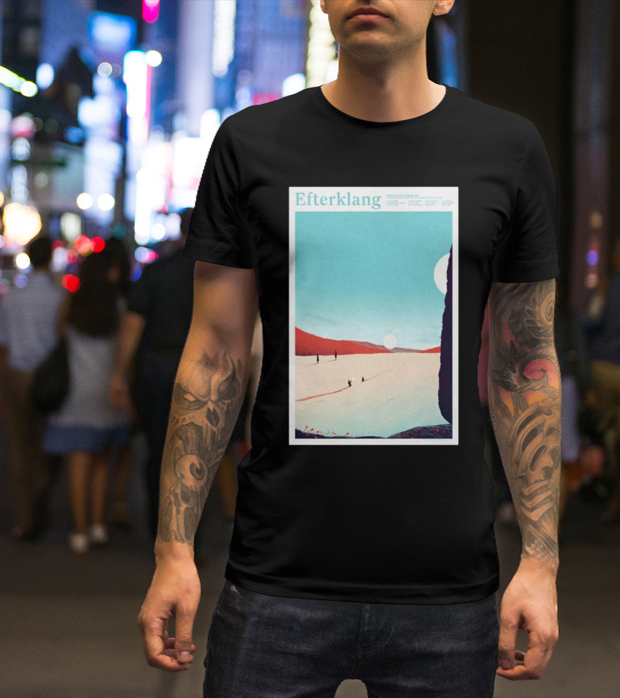 Efterklang Things We Have In Common Tour 2025 Desert Landscape Scene T-Shirt
