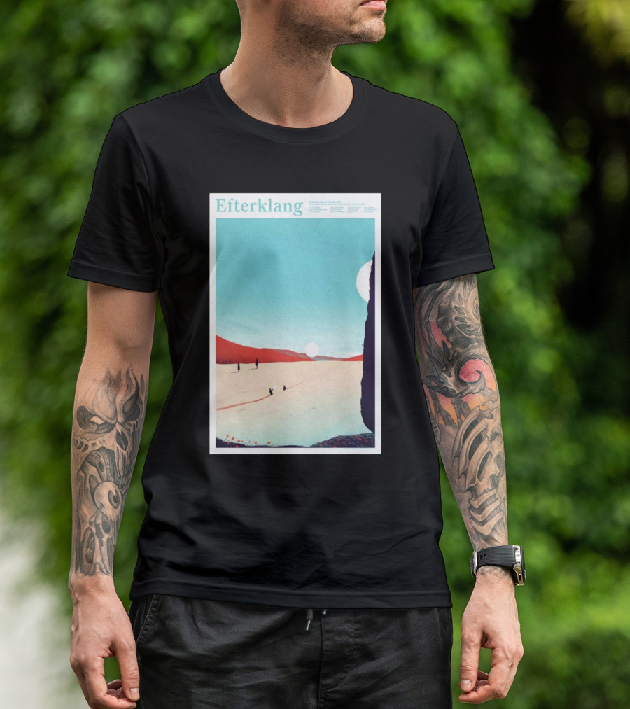 Efterklang Things We Have In Common Tour 2025 Desert Landscape Scene T-Shirt