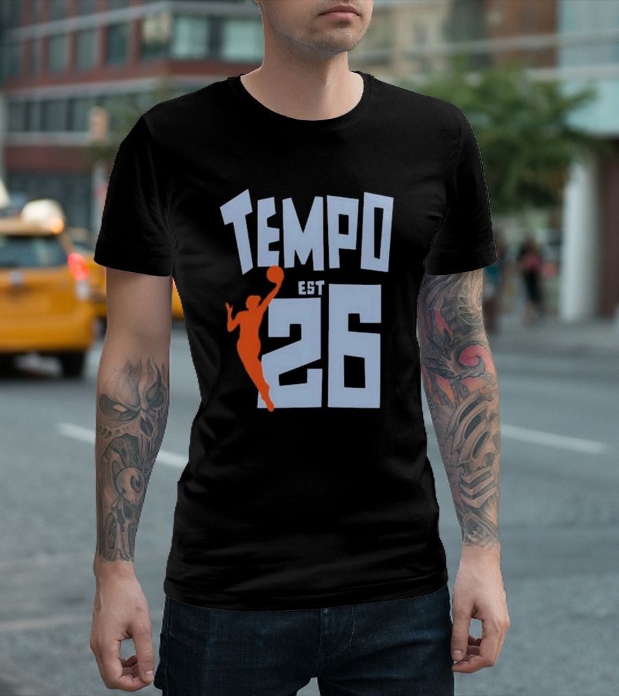 Playa Society Tempo Est 26 Basketball Silhouette Toronto 2026 T-Shirt