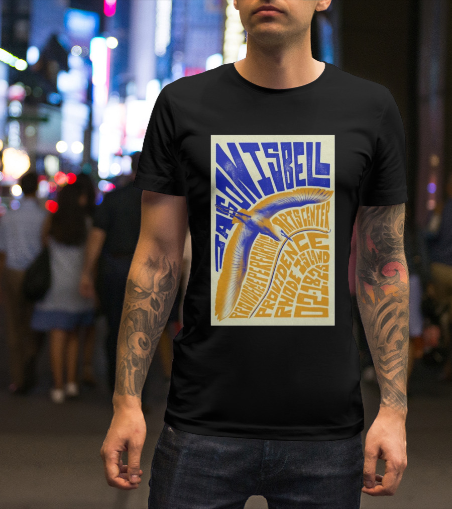 Jason Isbell Providence Performing Arts Center Rhode Island February 18 2025 Seagull Design T-Shirt