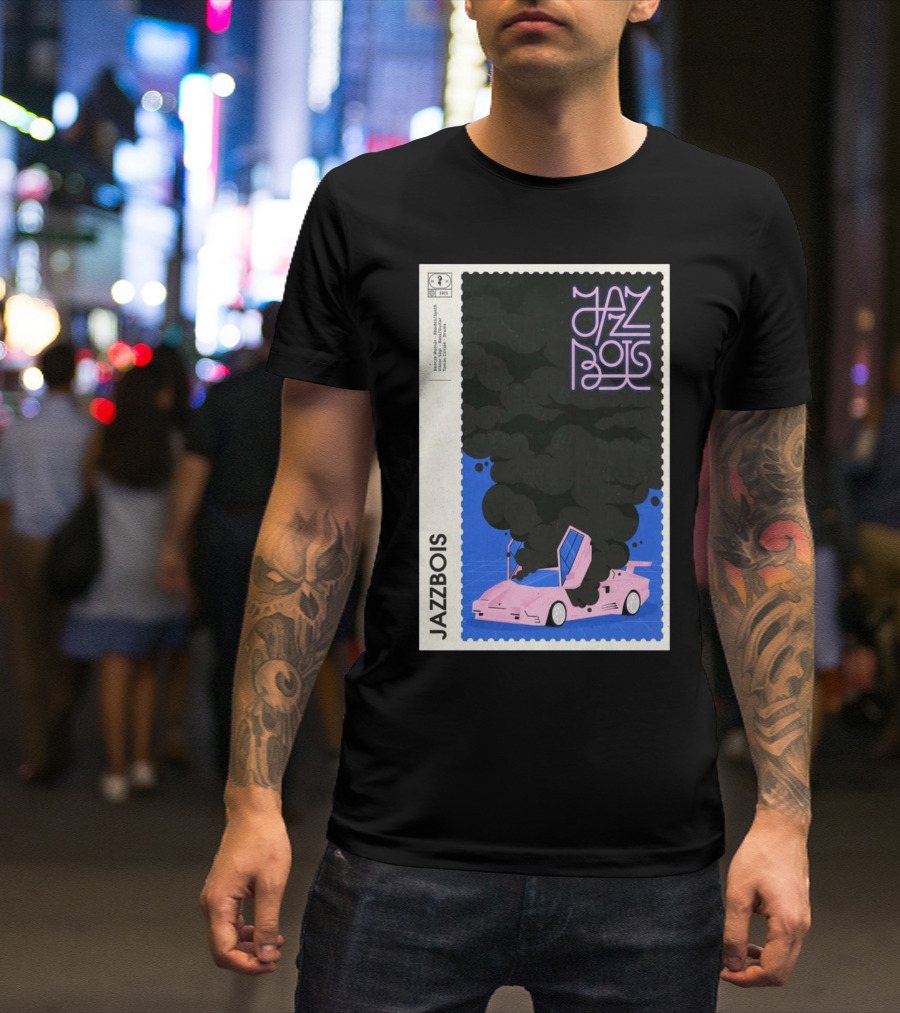 Jazzbois February 6 2025 Warszawa Poland Pink Car Smoke Design T-Shirt