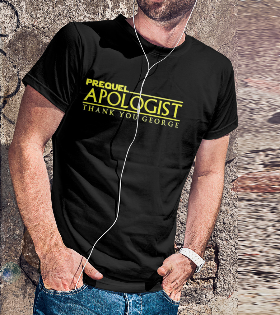 Prequel Apologist Thank You George Star Saga Tribute Fan Apparel T-Shirt
