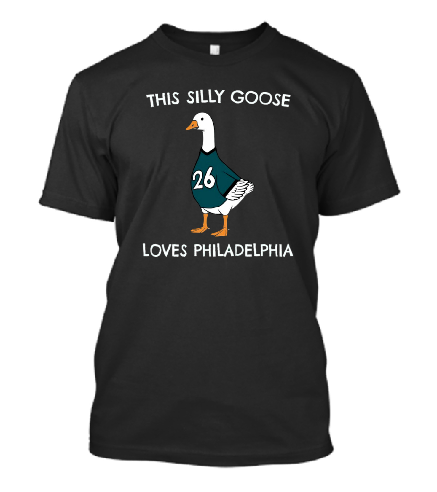 This Silly Goose Loves Philadelphia Number 26 T-Shirt