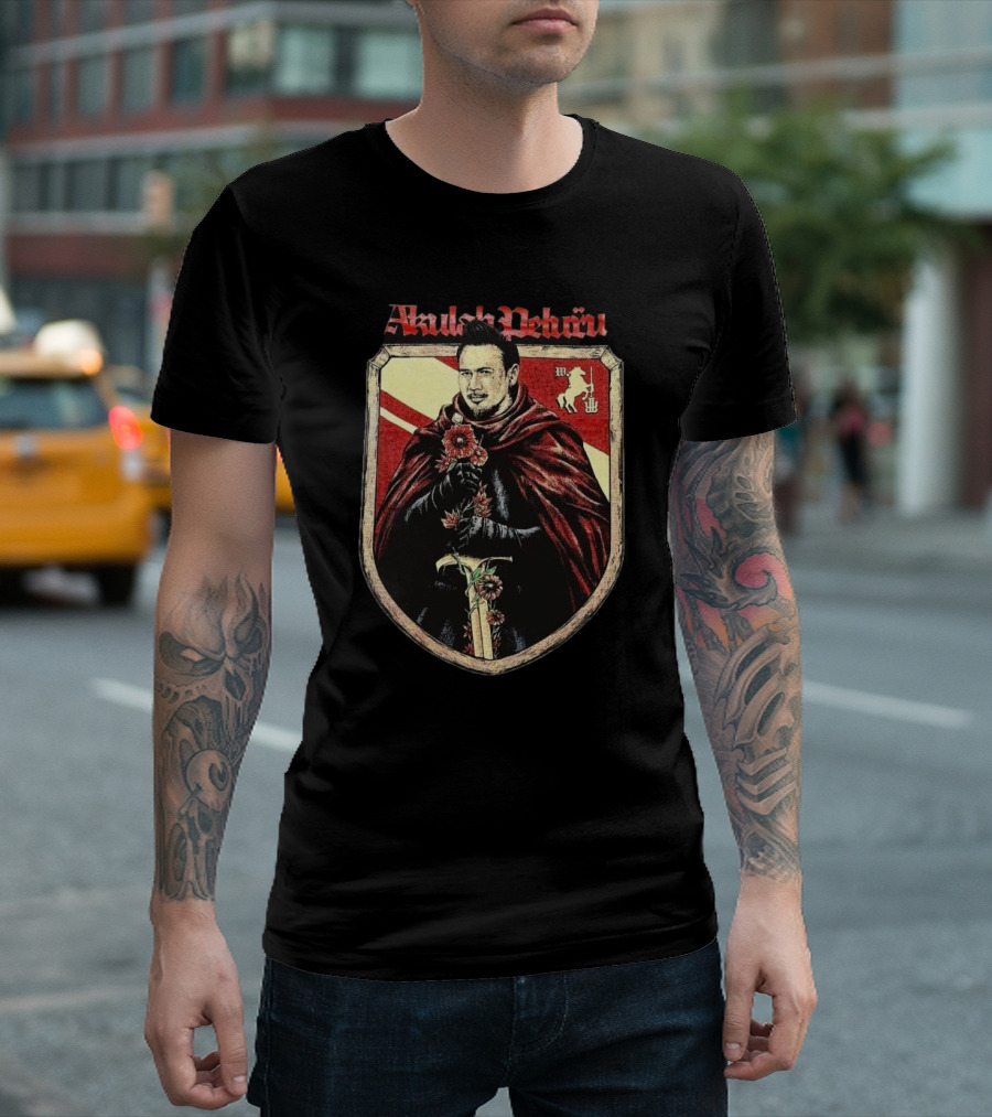 Rebellion Rose X Jrd Sid Akulah Peluru 2025 Knight Rose Emblem T-Shirt