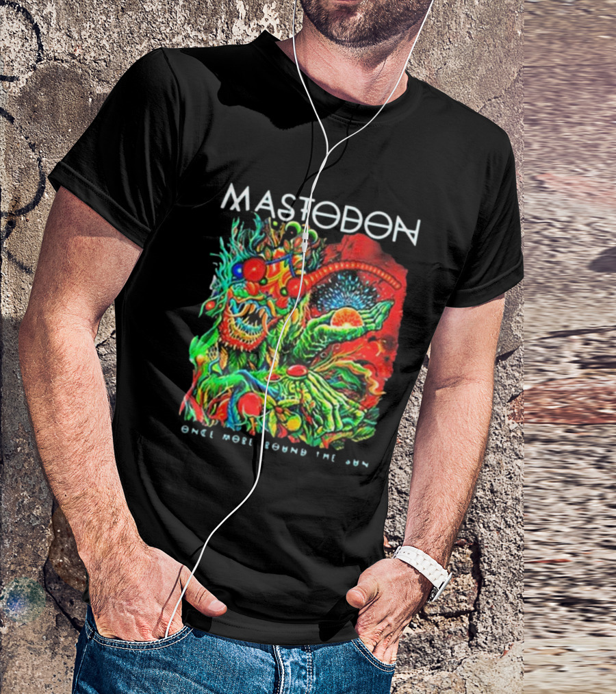 Mastodon Once More Round The Sun Psychedelic Artwork T-Shirt