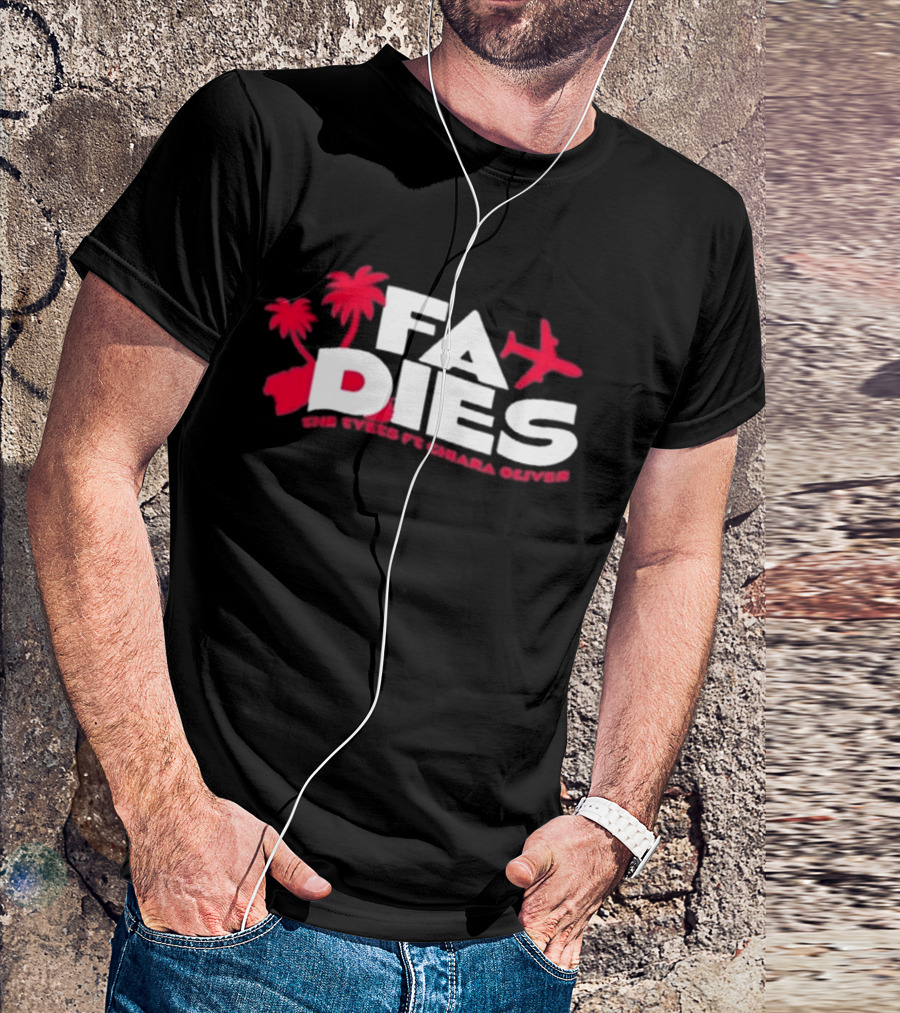Fa Dies One Speed Ft. Chiara Oliver Palm Trees And Airplane T-Shirt