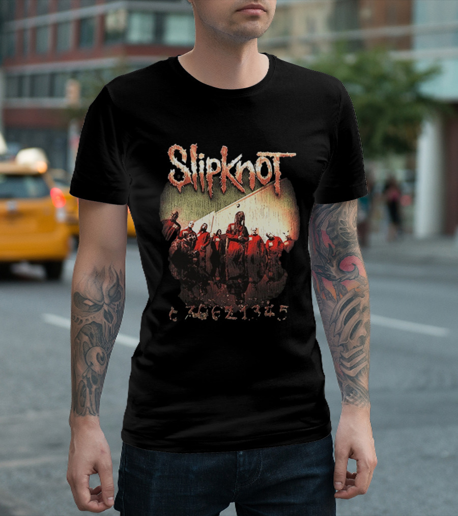 Slipknot 2002.1943 Here Comes The Pain World Tour 25th Anniversary T-Shirt