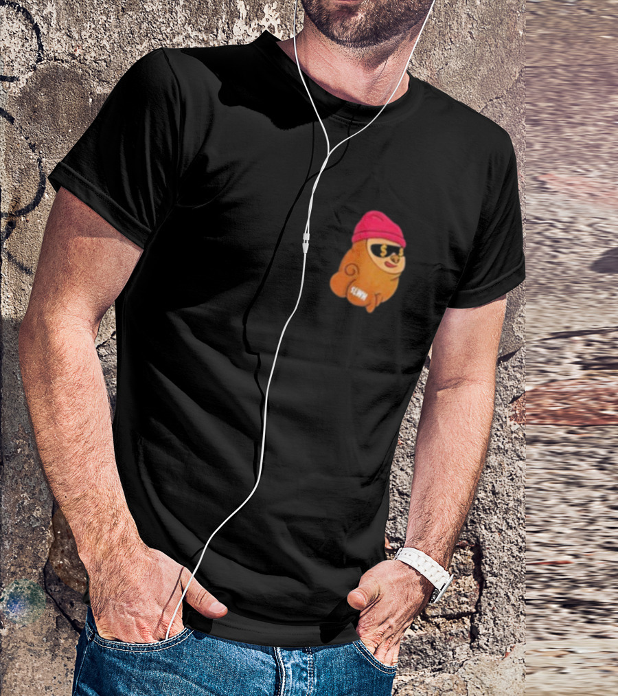 SLWM Sloth Butts 2024 Sunglasses Red Beanie T-Shirt