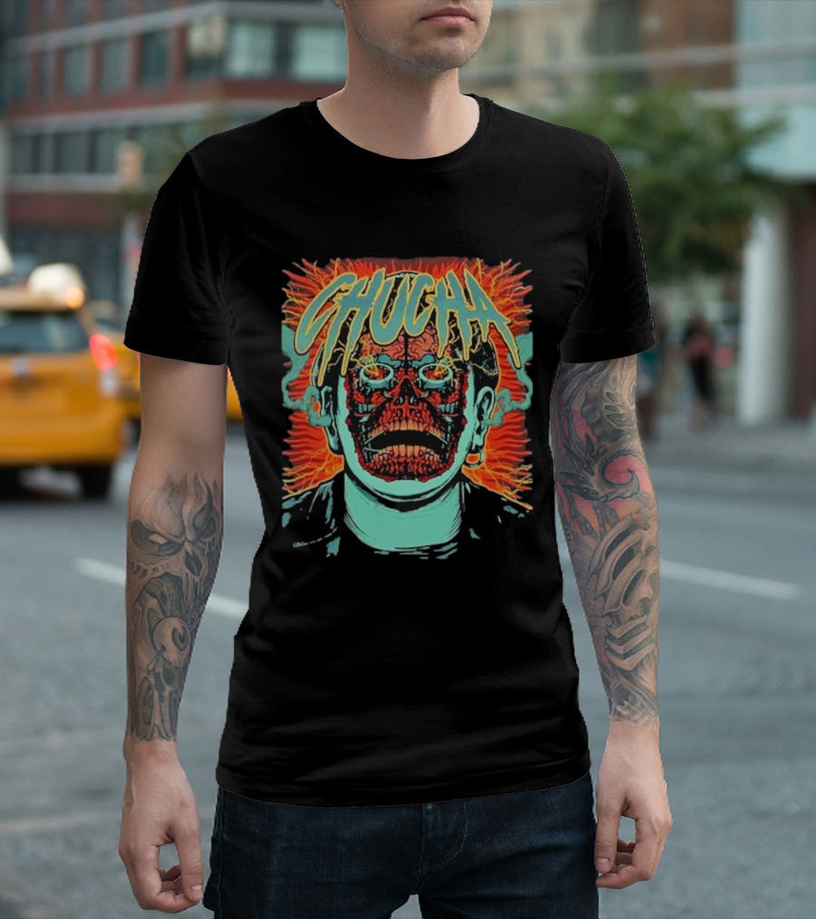 Chucha Zombie Art Face Explosion T-Shirt