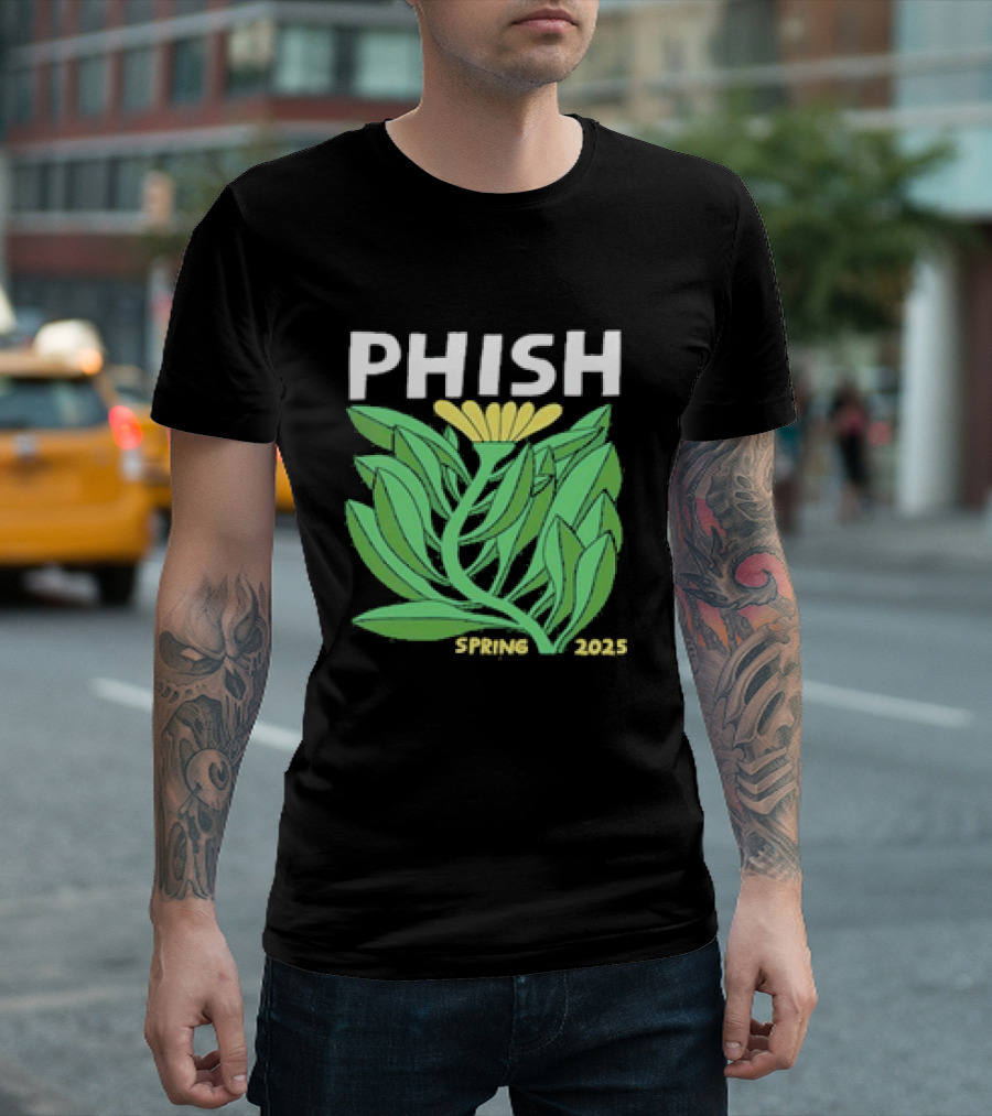 Phish Spring 2025 Tour Floral Theme T-Shirt