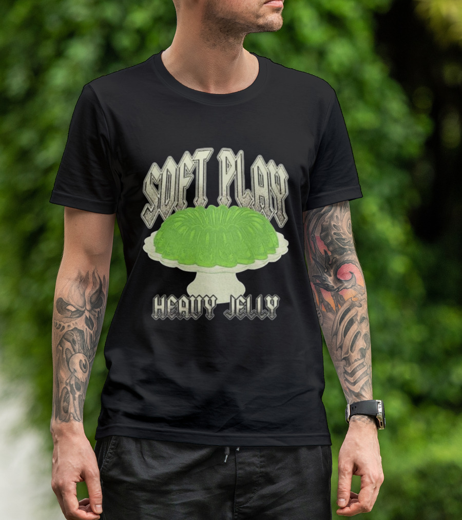 Soft Play Heavy Jelly Vintage Style Dessert Graphic T-Shirt