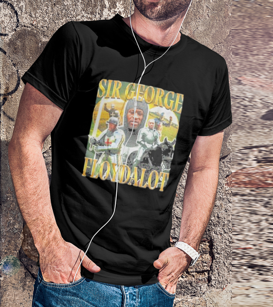 Sir George Floydalot Knight Medieval Imagery T-Shirt