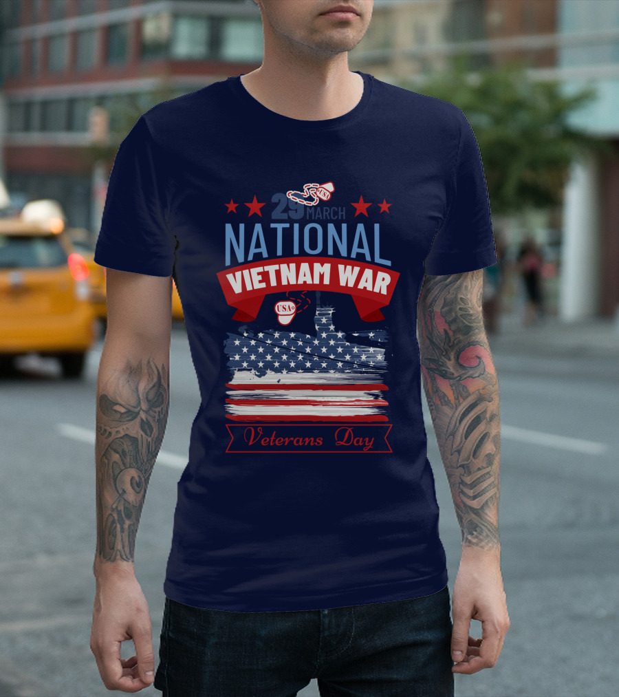 29 March National Vietnam War Veterans Day USA T-Shirt