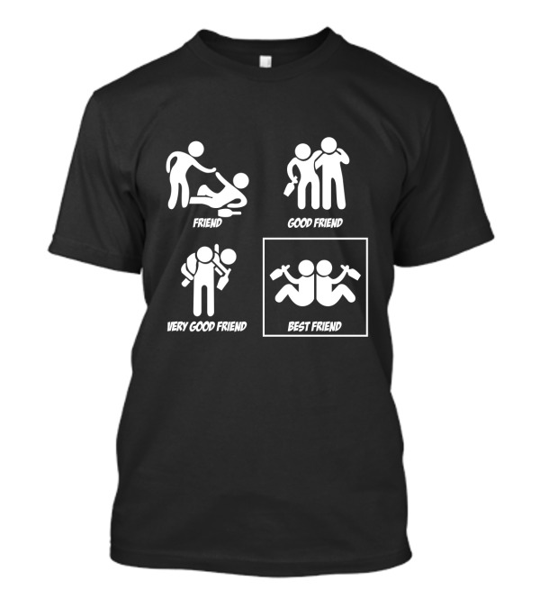 Best Friend Icons Celebration Drink Best Wine With Best Friends T-Shirt