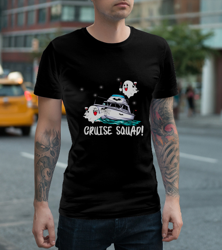 CRUISE SQUAD Ghosts Boat Halloween Party T-Shirt