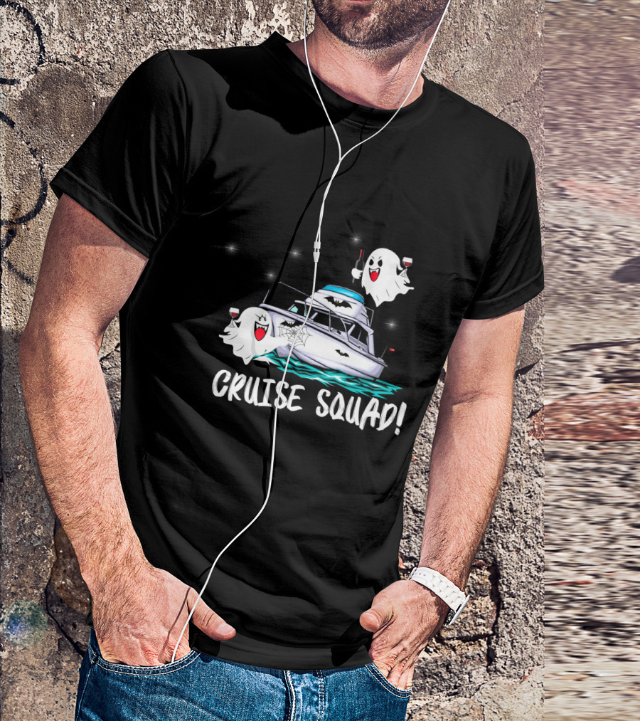 CRUISE SQUAD Ghosts Boat Halloween Party T-Shirt