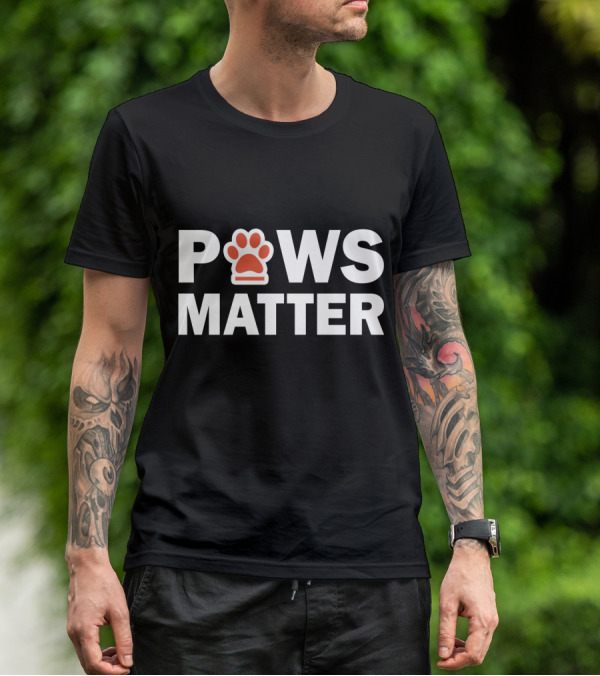 Paws Matter Paw Prints T-Shirt