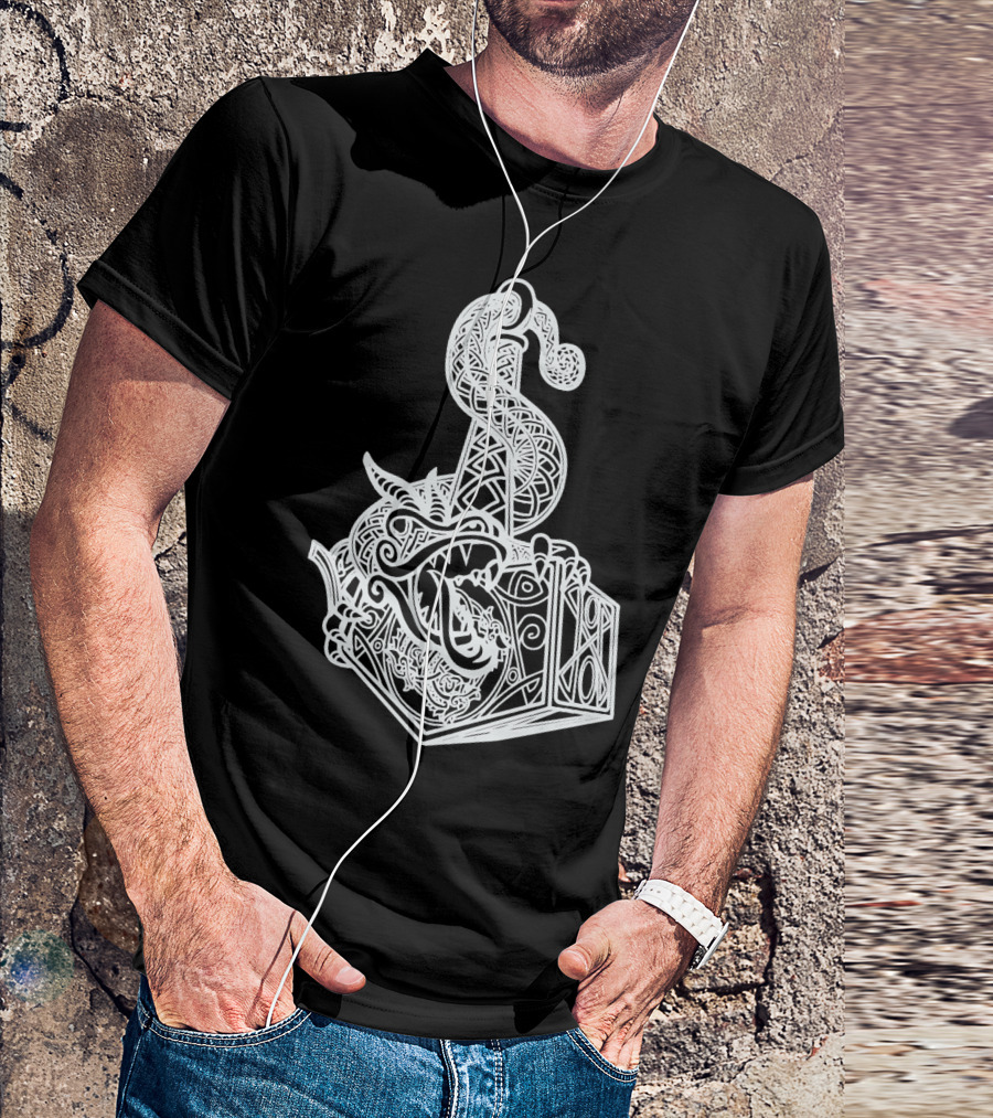 Viking Dragon Hammer Mythical Norse Serpent Warriors T-Shirt