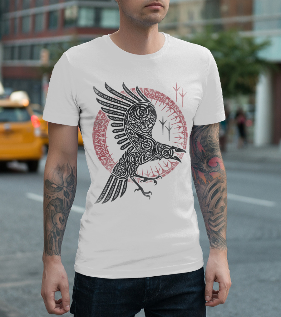 Ragnar's Raven Viking Nordic T-Shirt