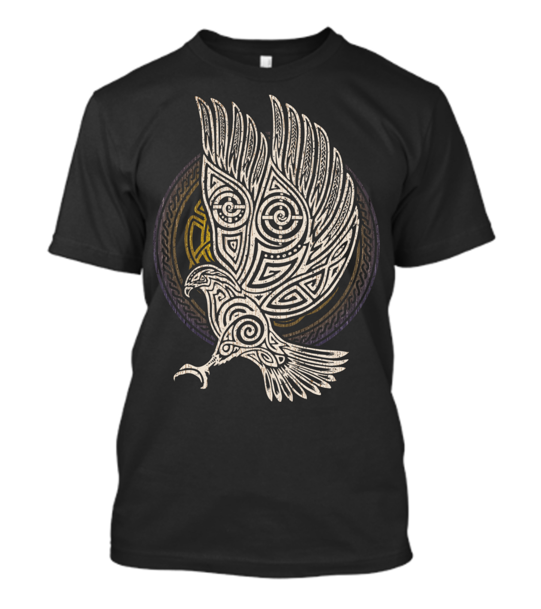 The Celtic Viking Hawk Knight T-Shirt