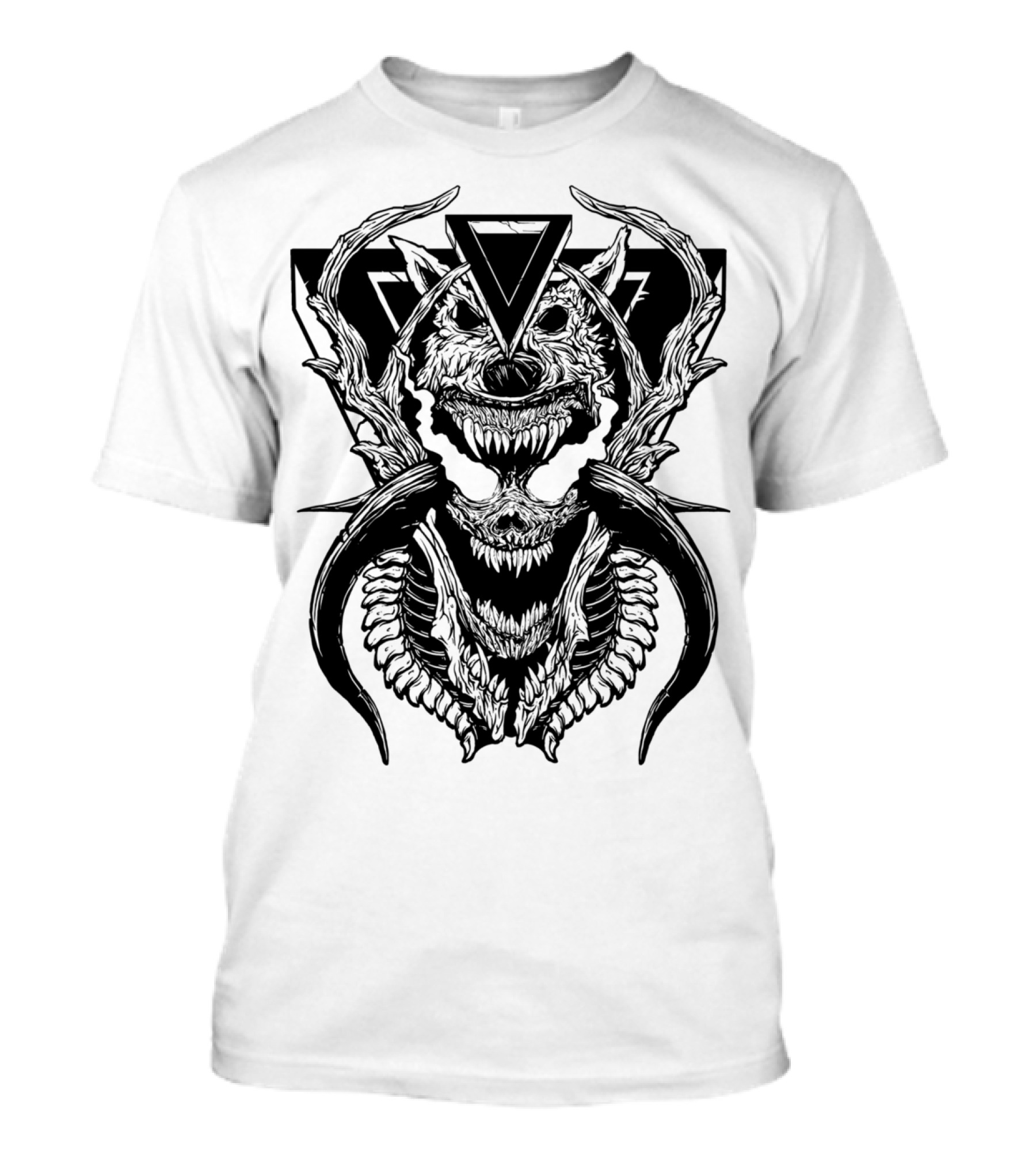 Demon Animal Wolf Wolves T-Shirt