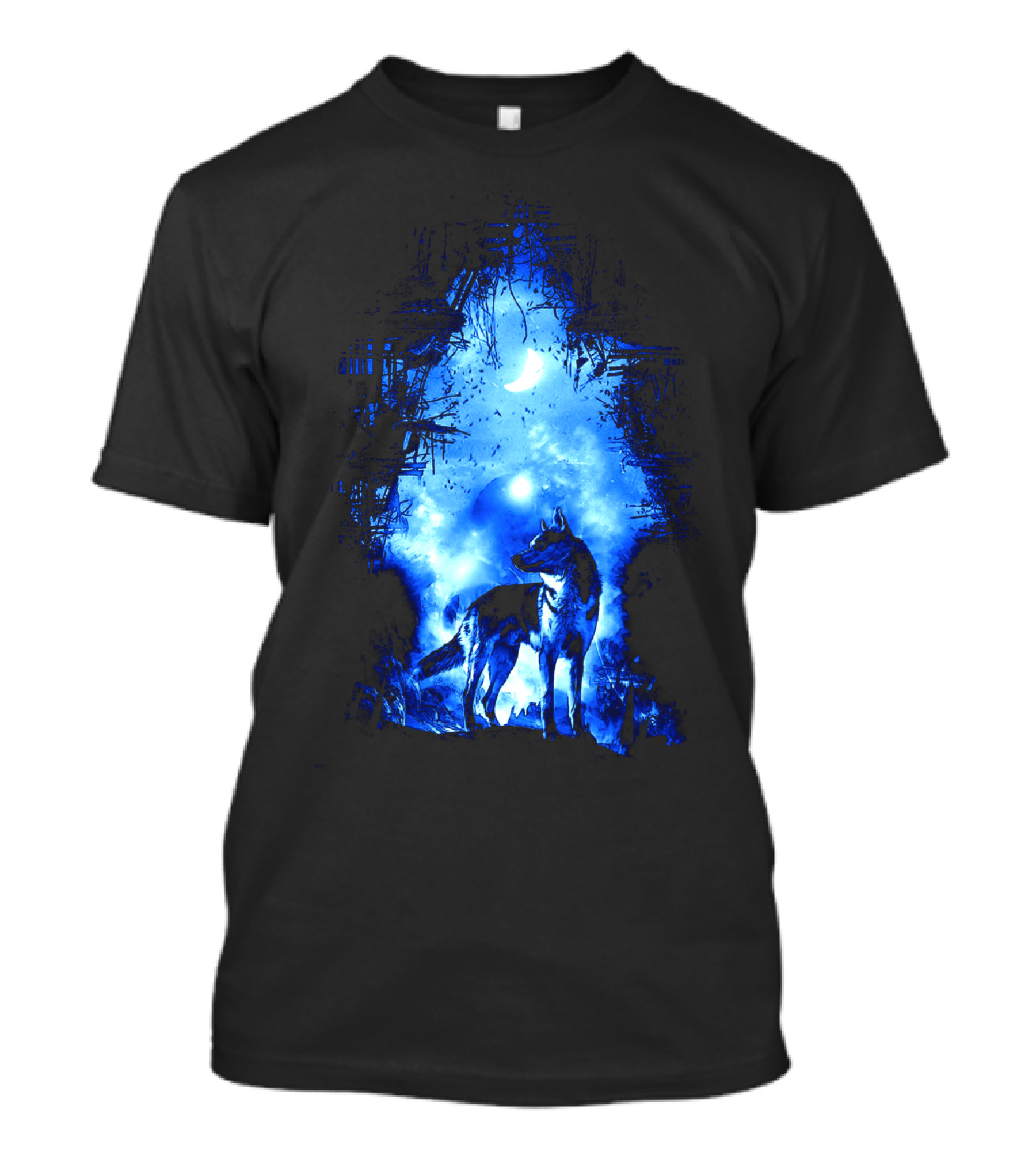 The Wolf Moonlit Wolves Animal T-Shirt