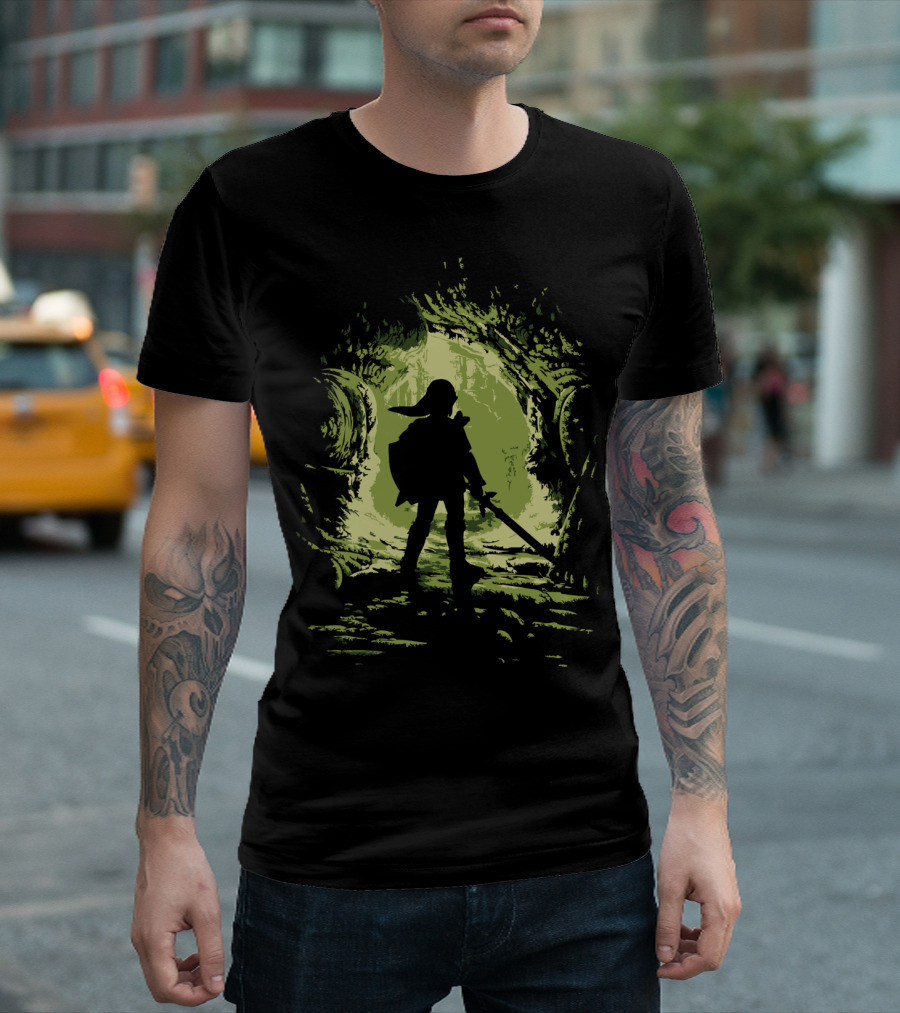 Dangerous To Go Alone Legend Of Zelda Link Cave T-Shirt
