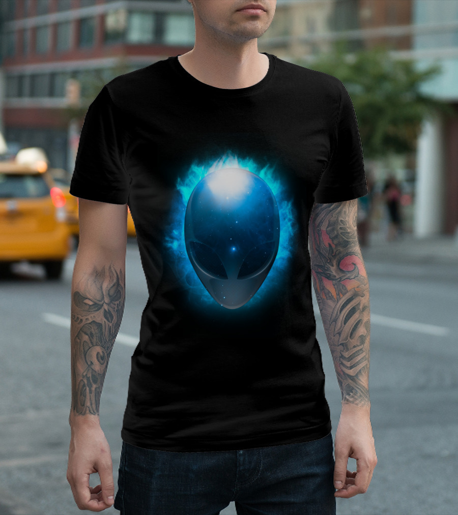 Alienware Blue Energy Head T-Shirt