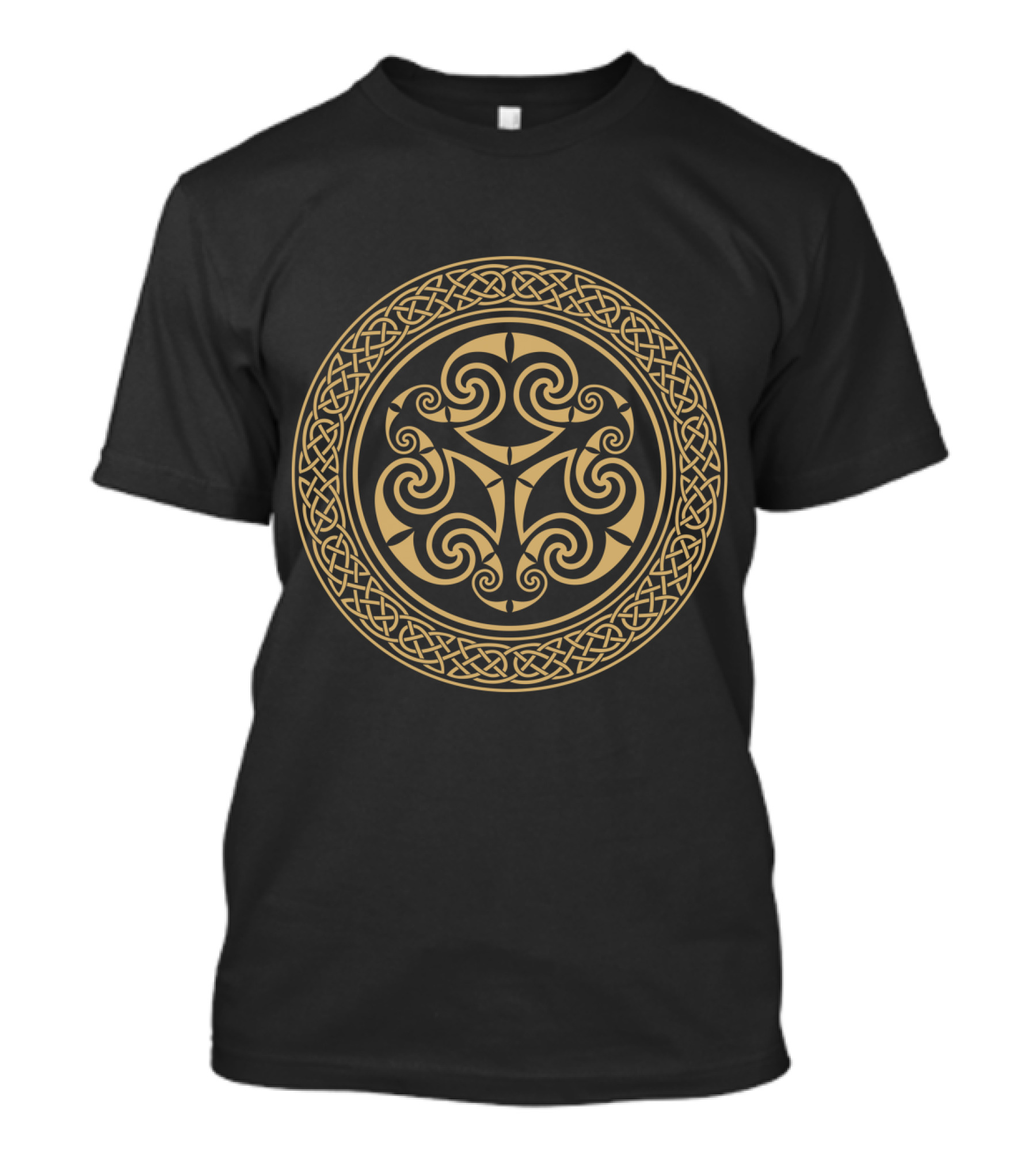 Celtic Knots Viking Triskelion Circle T-Shirt