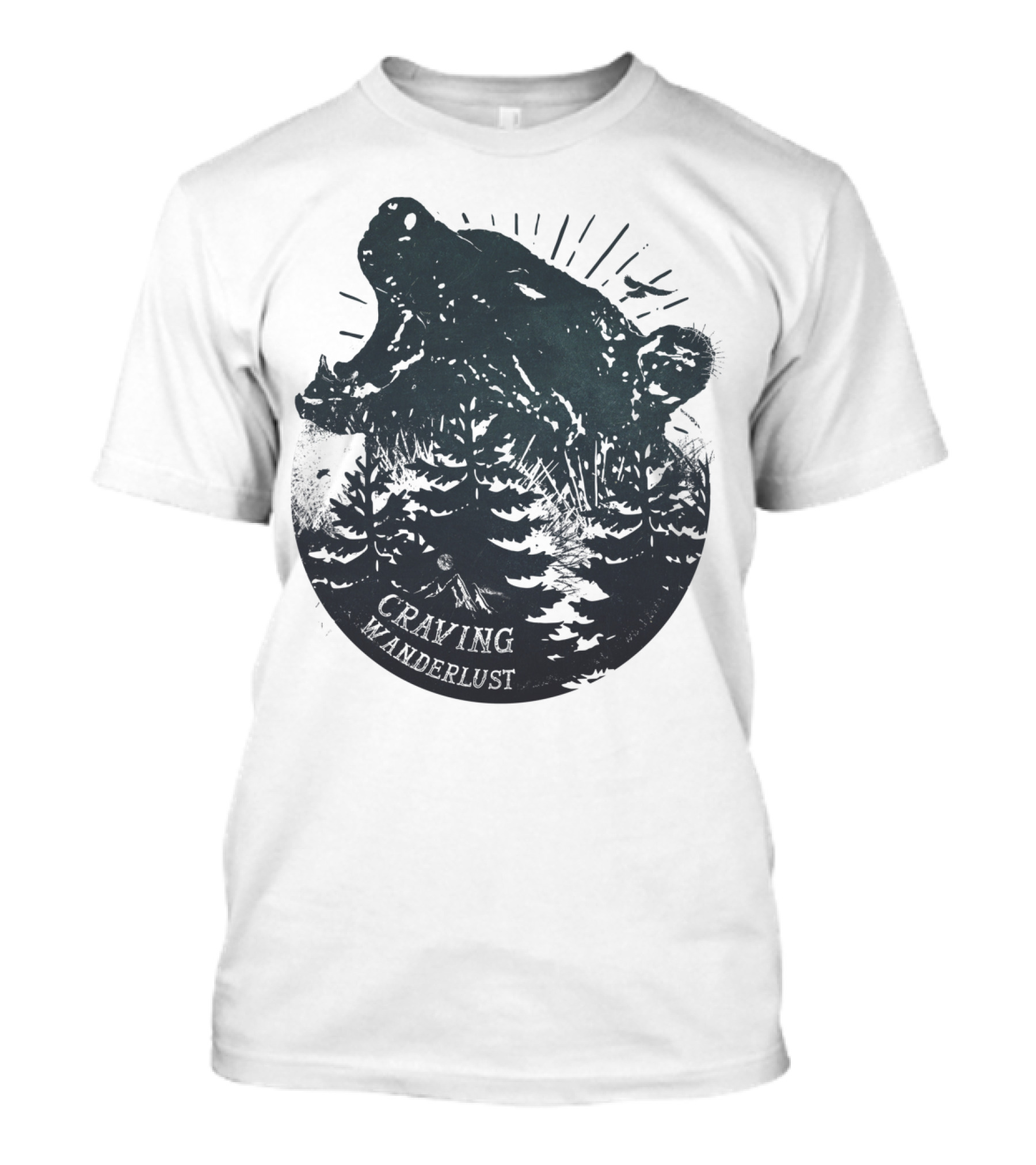 Craving Wanderlust Bear Forest Adventure T-Shirt