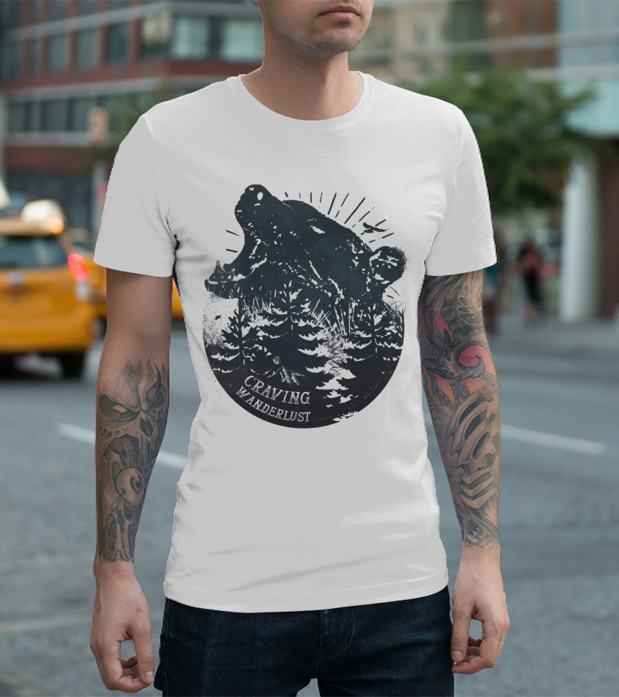 Craving Wanderlust Bear Forest Adventure T-Shirt