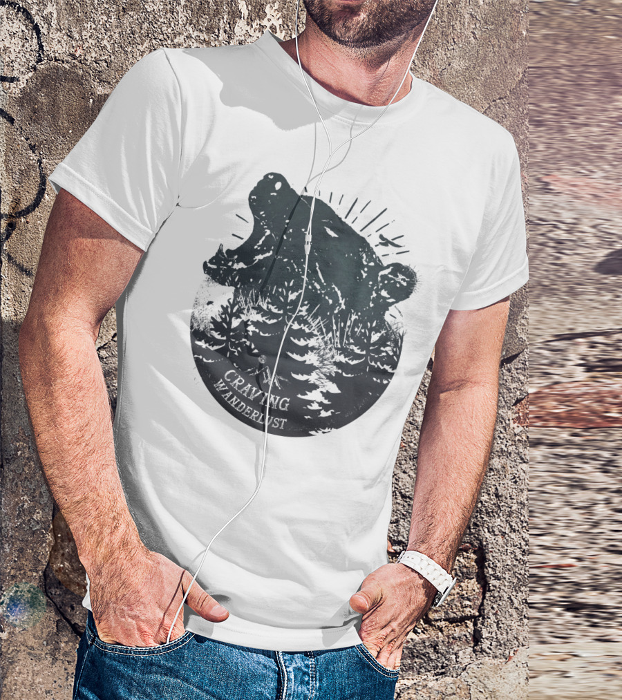 Craving Wanderlust Bear Forest Adventure T-Shirt