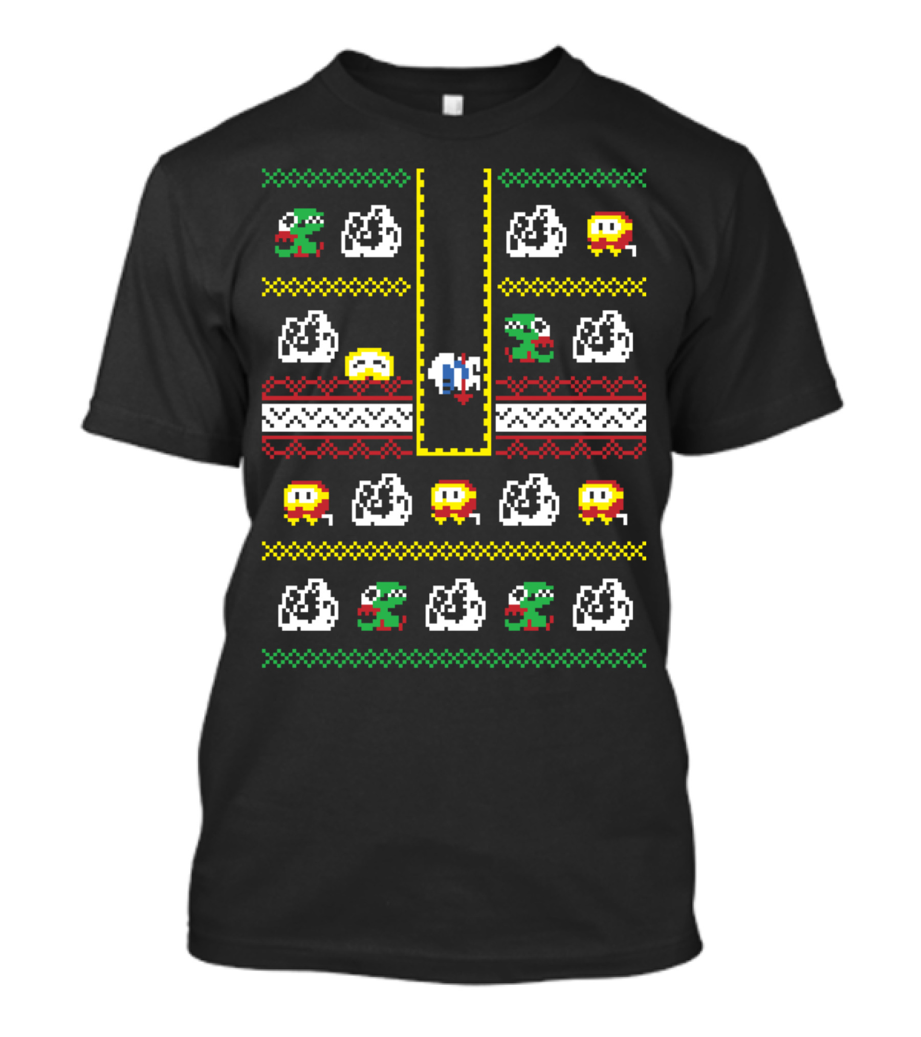 Dig Dug Retro Arcade Game Characters Pixel T-Shirt