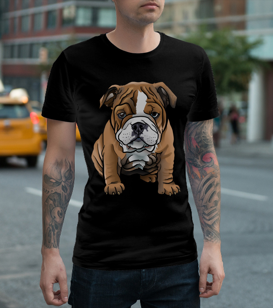Bulldog Puppy Dog Pet Animal T-Shirt