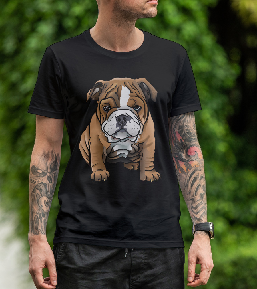 Bulldog Puppy Dog Pet Animal T-Shirt