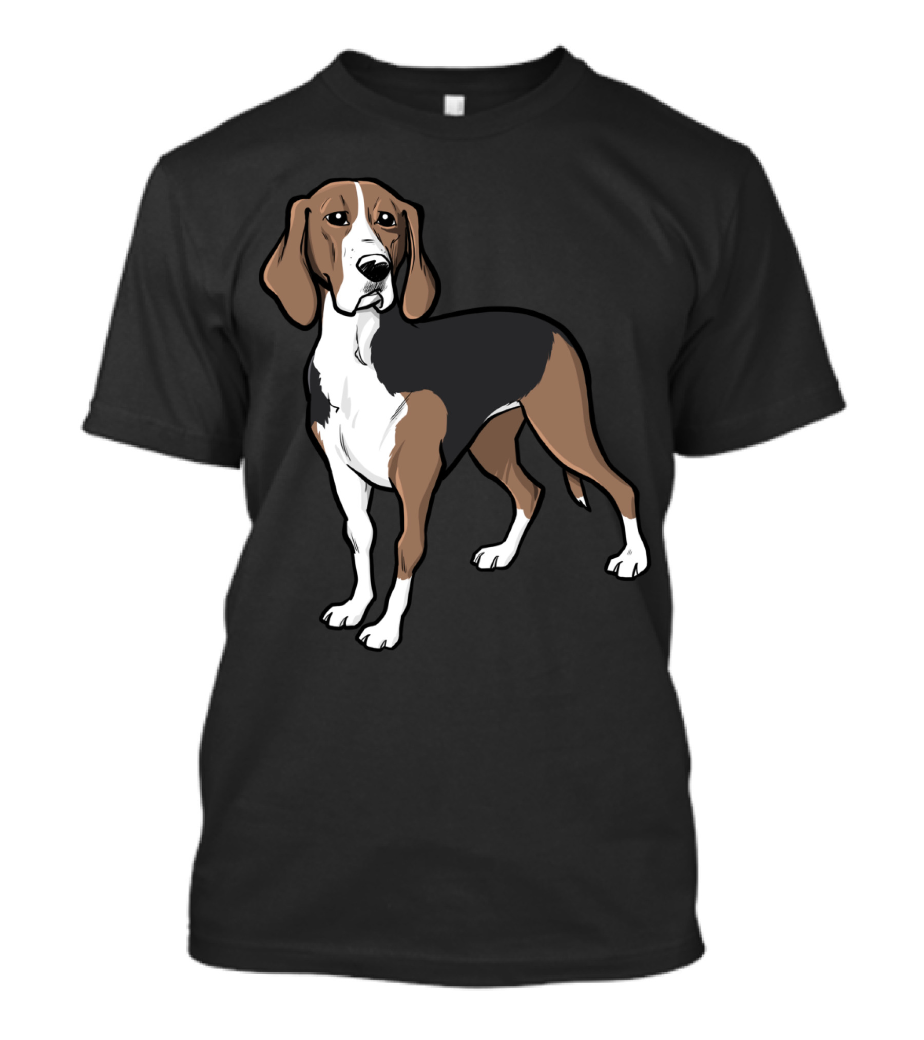 Finnish Hound Dog Cartoon T-Shirt