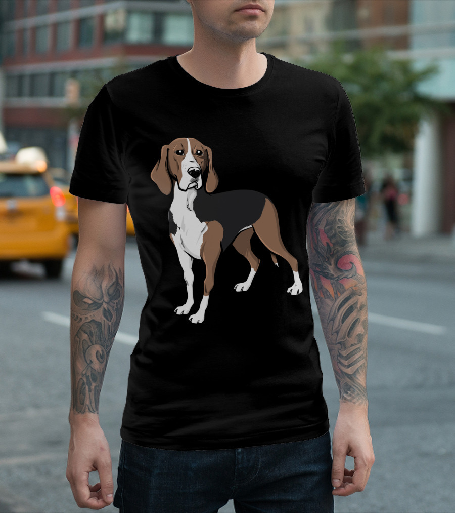 Finnish Hound Dog Cartoon T-Shirt