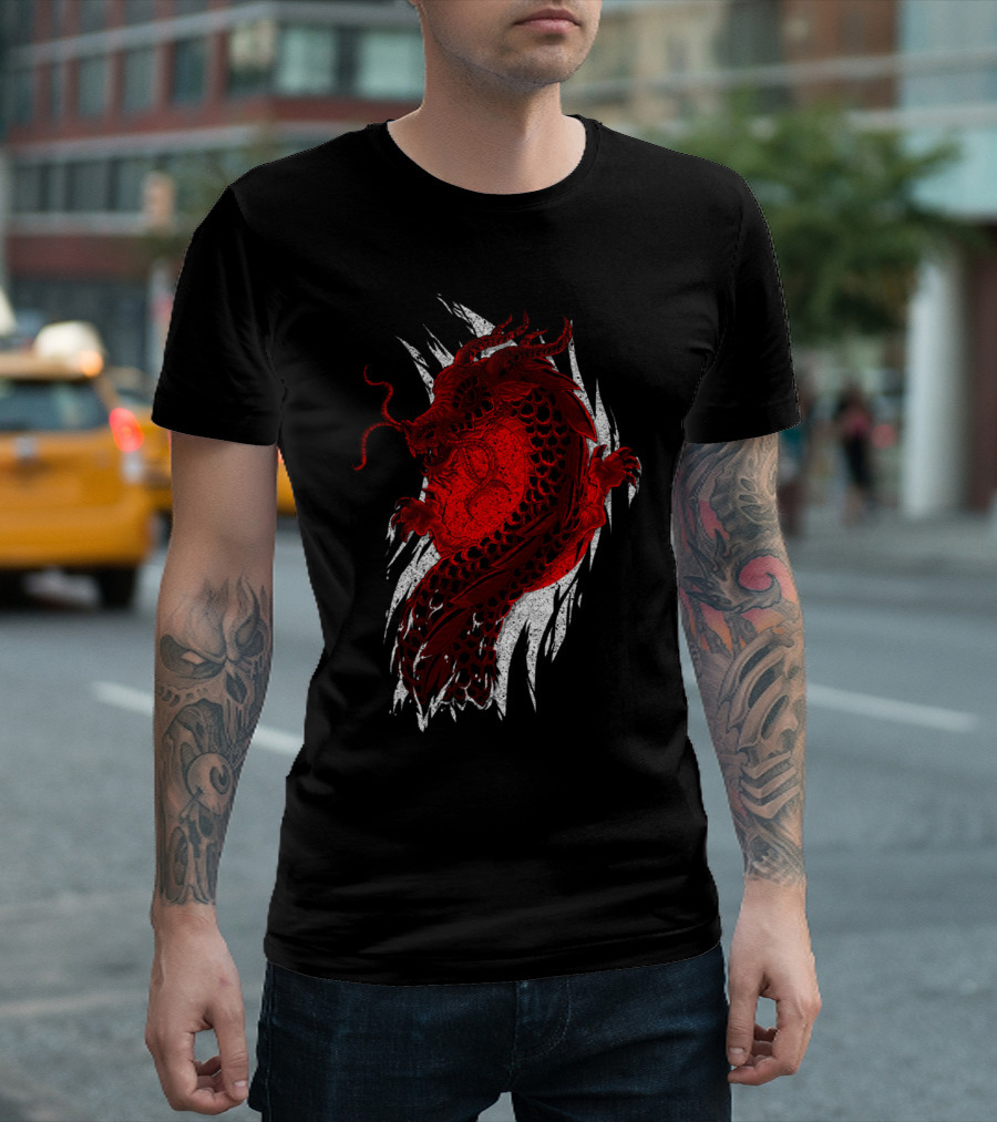 Draco Rising Red Dragon T-Shirt
