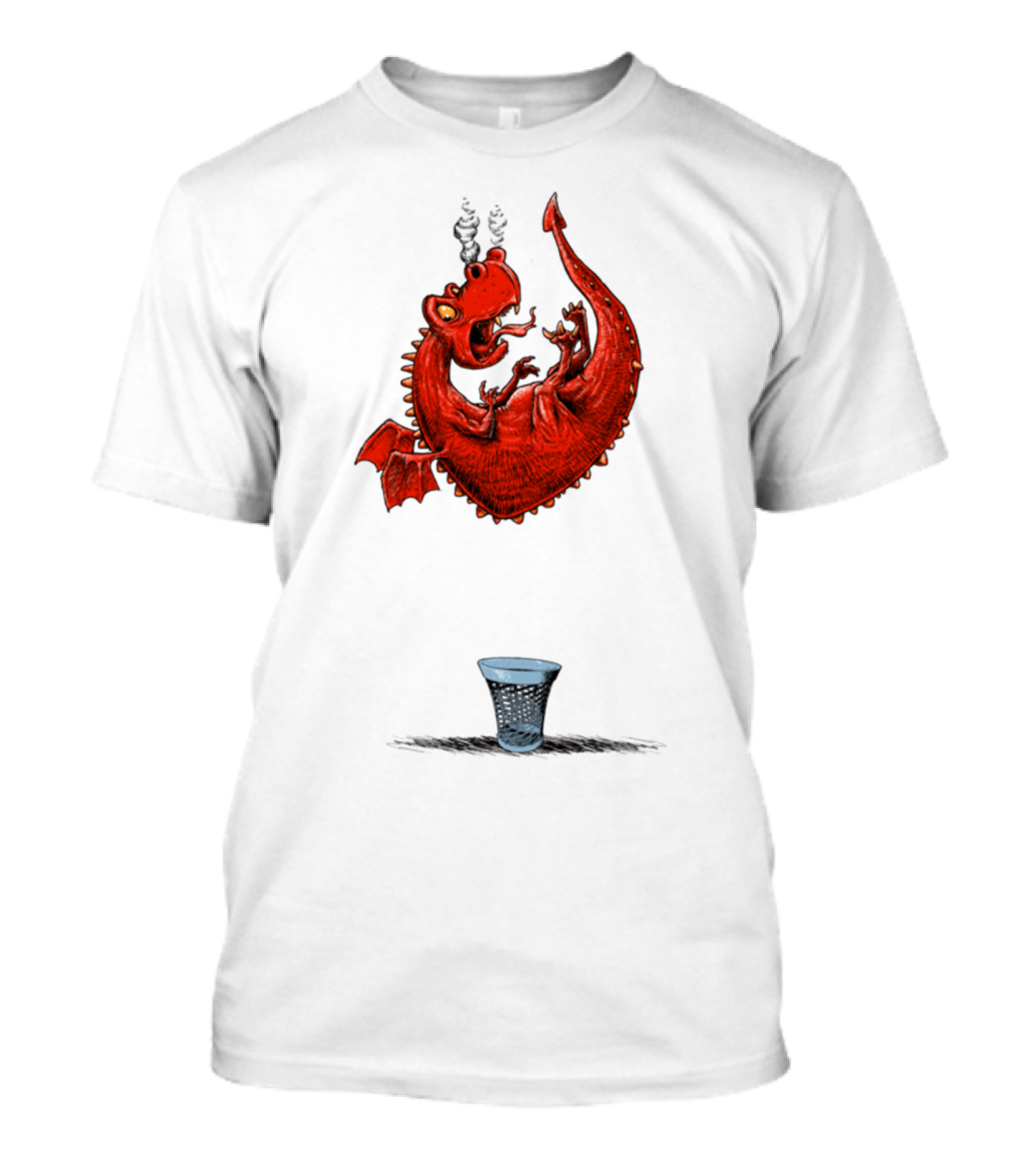 Drag N Drop Dragon Basketball Toss T-Shirt