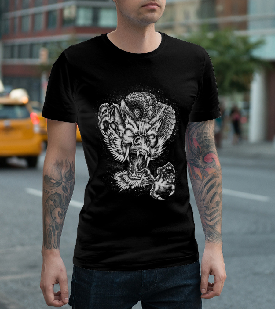 Dragon Sin of Wrath Fierce Roaring Beast T-Shirt