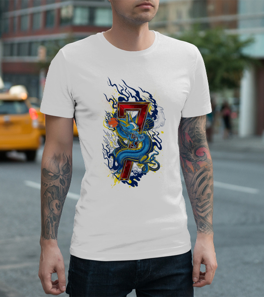 Dragon Basketball Number 7 T-Shirt