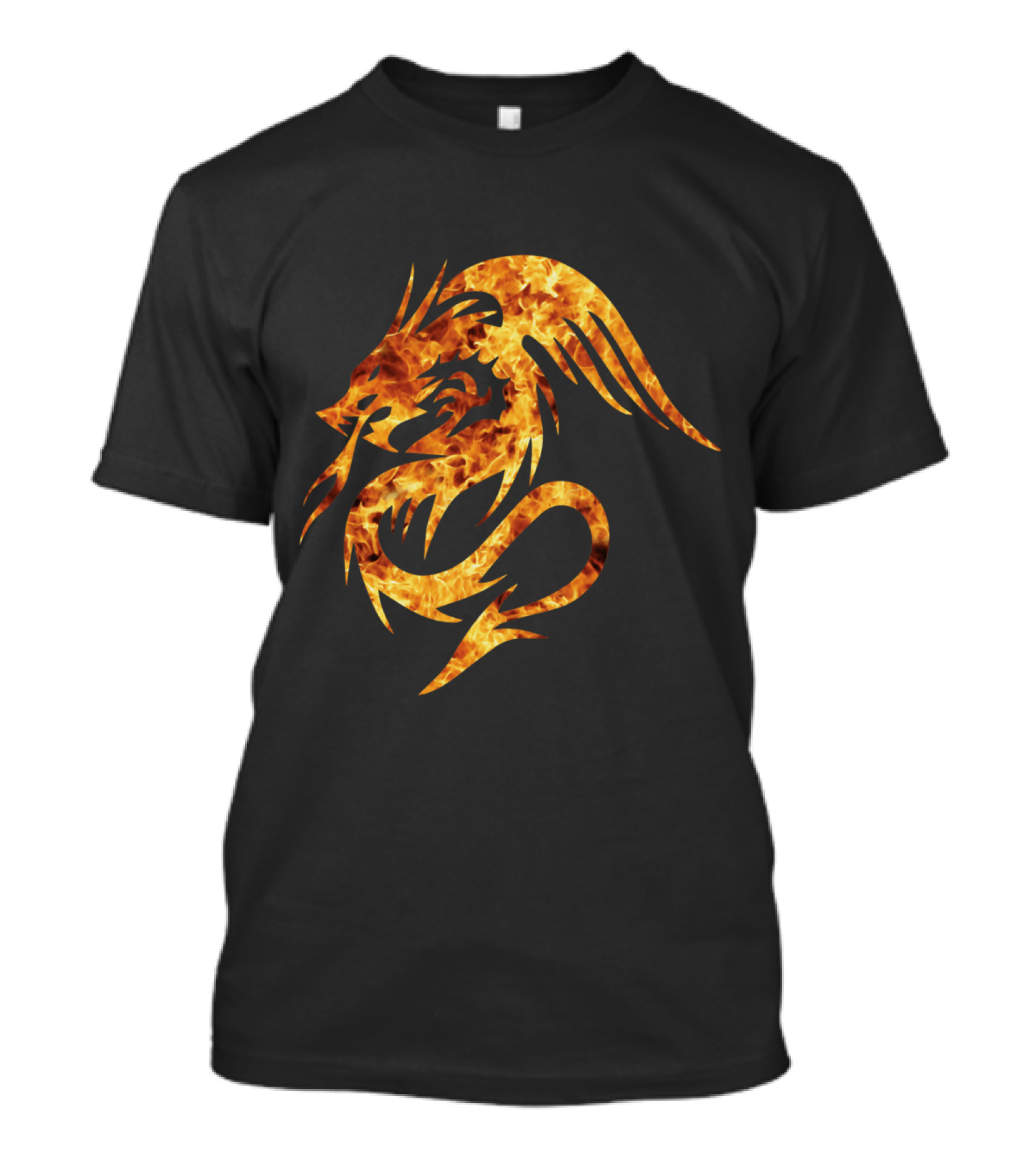 Fire Dragon Flames Iconic T-Shirt