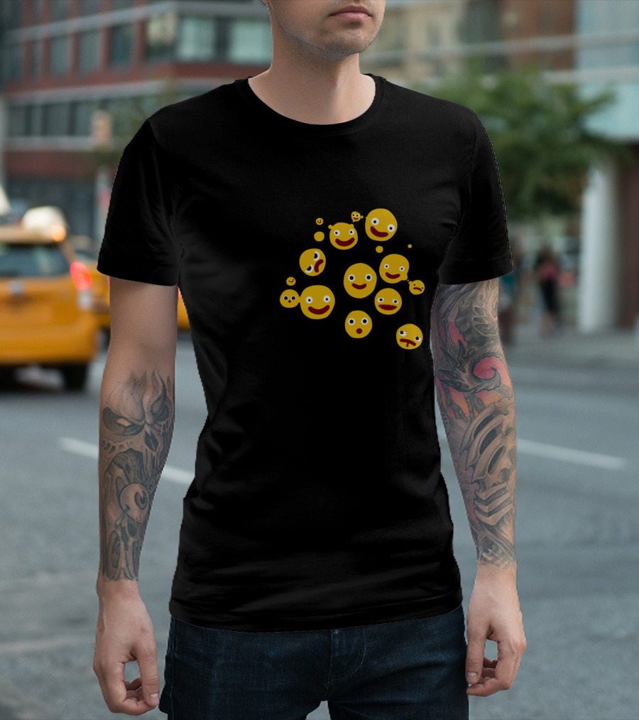 Lernaean Hydra Emoji Heads Fusion T-Shirt