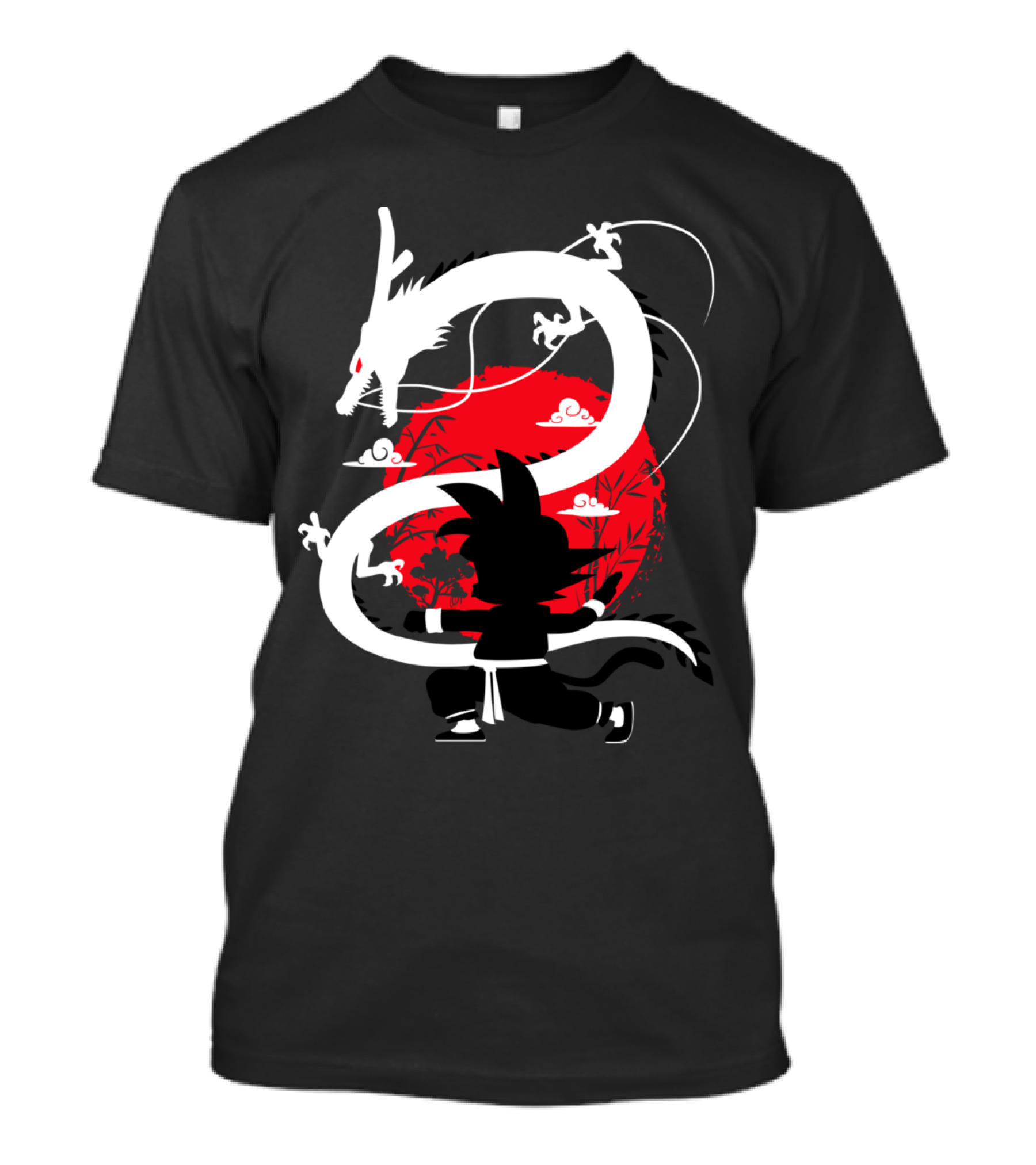 Kung Fu Dragon Boy Red Sun T-Shirt