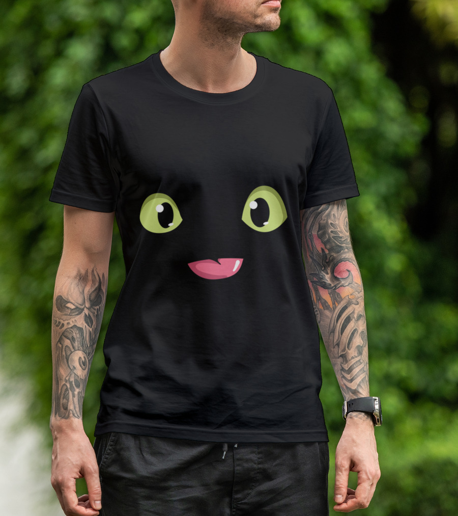 Toothless How To Train Your Dragon Eyes And Smile T-Shirt