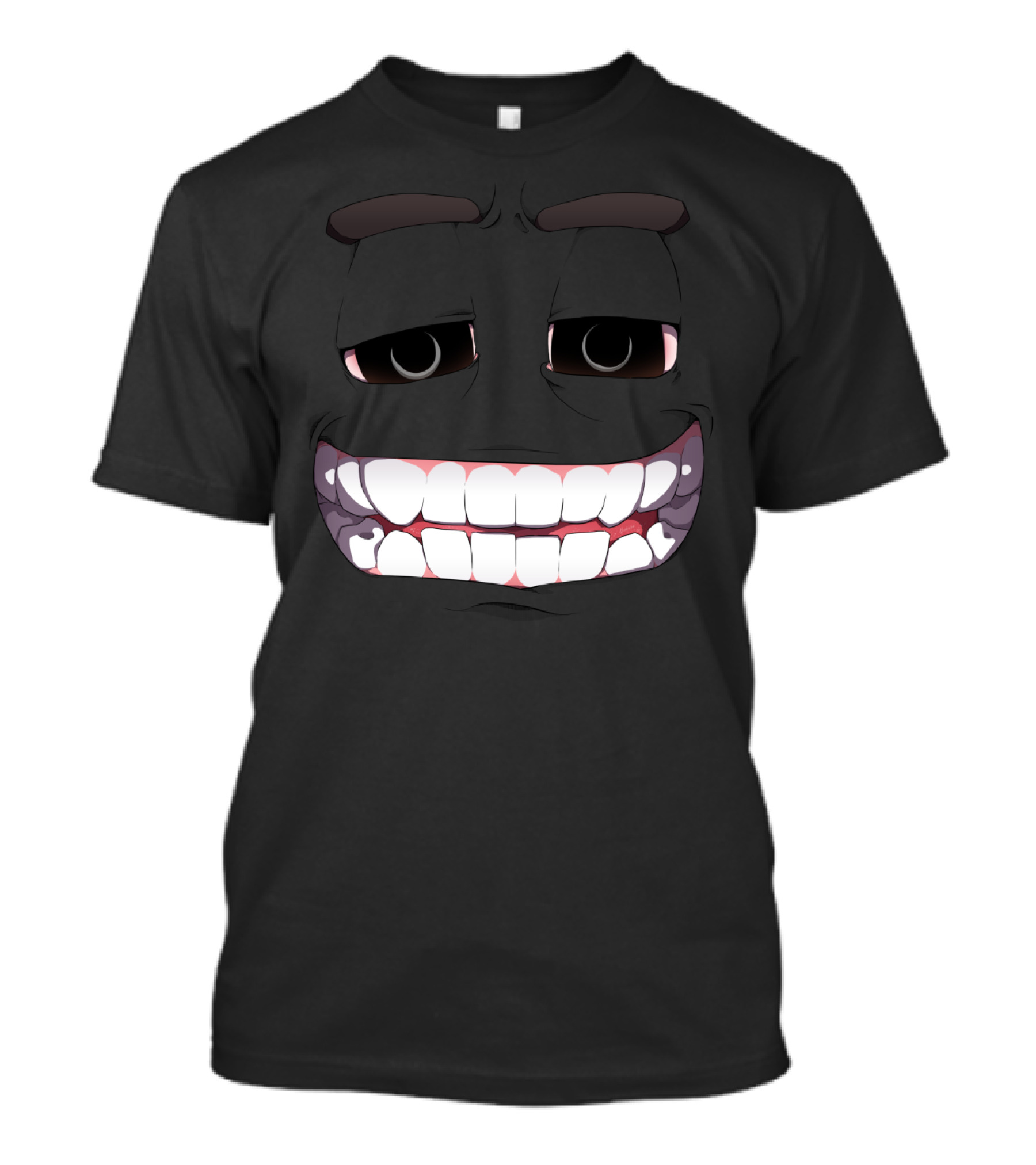 Smiling Cartoon Face High T-Shirt