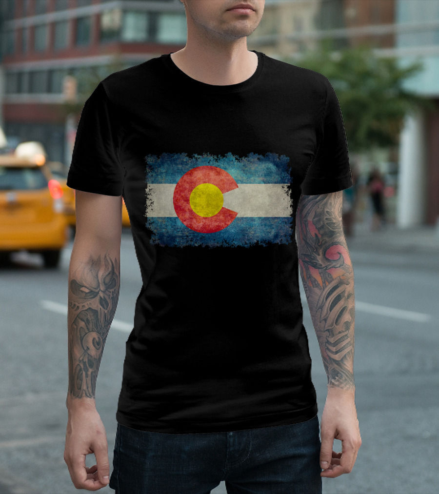 Vintage Colorado Flag T-Shirt