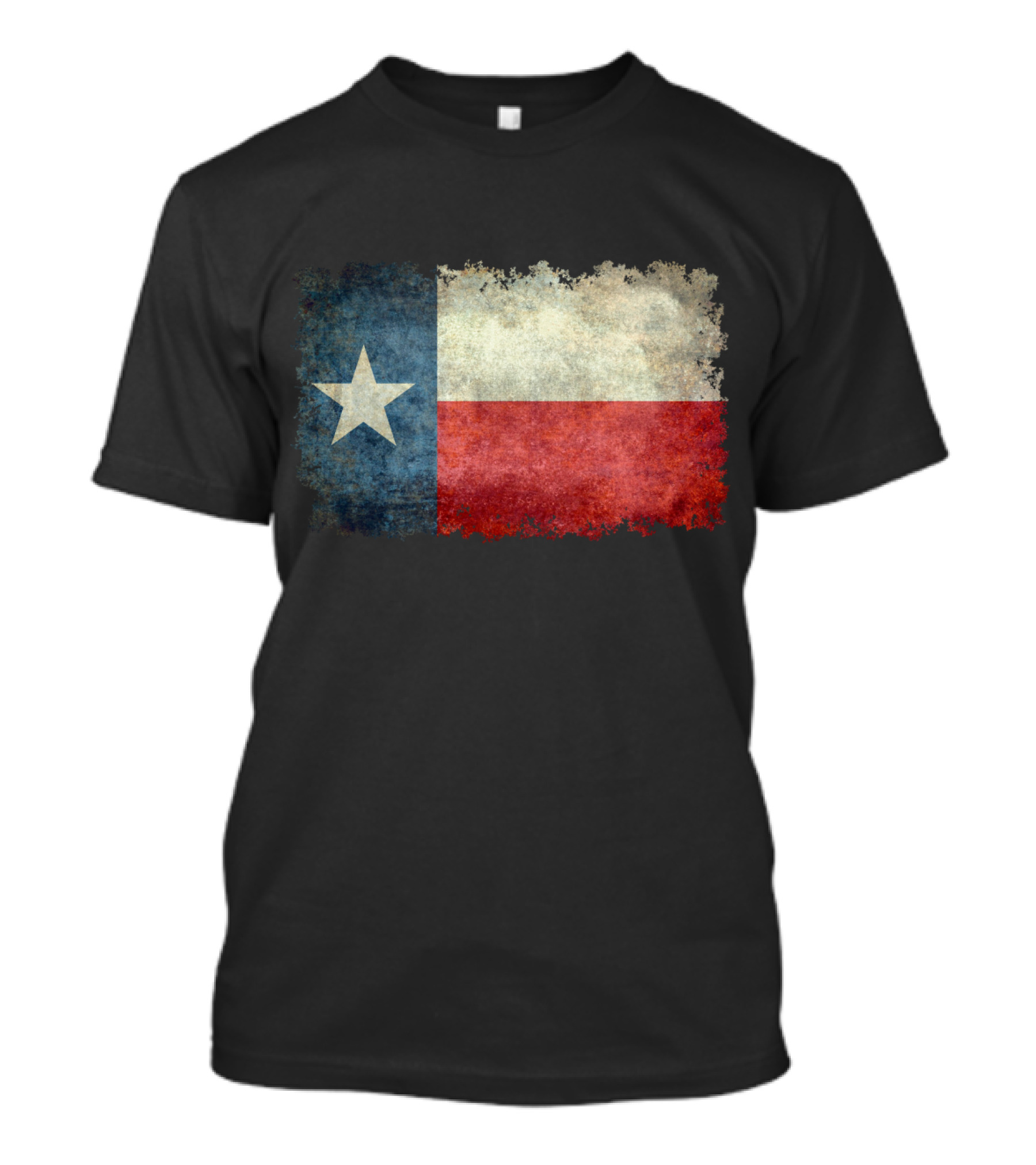 Texas Flag Vintage Style Grunge Texan Lone Star State Retro Look T-Shirt