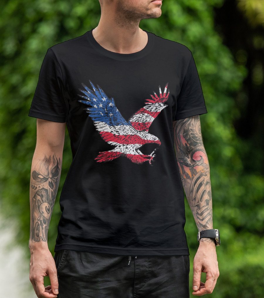 American Flag Eagle T-Shirt